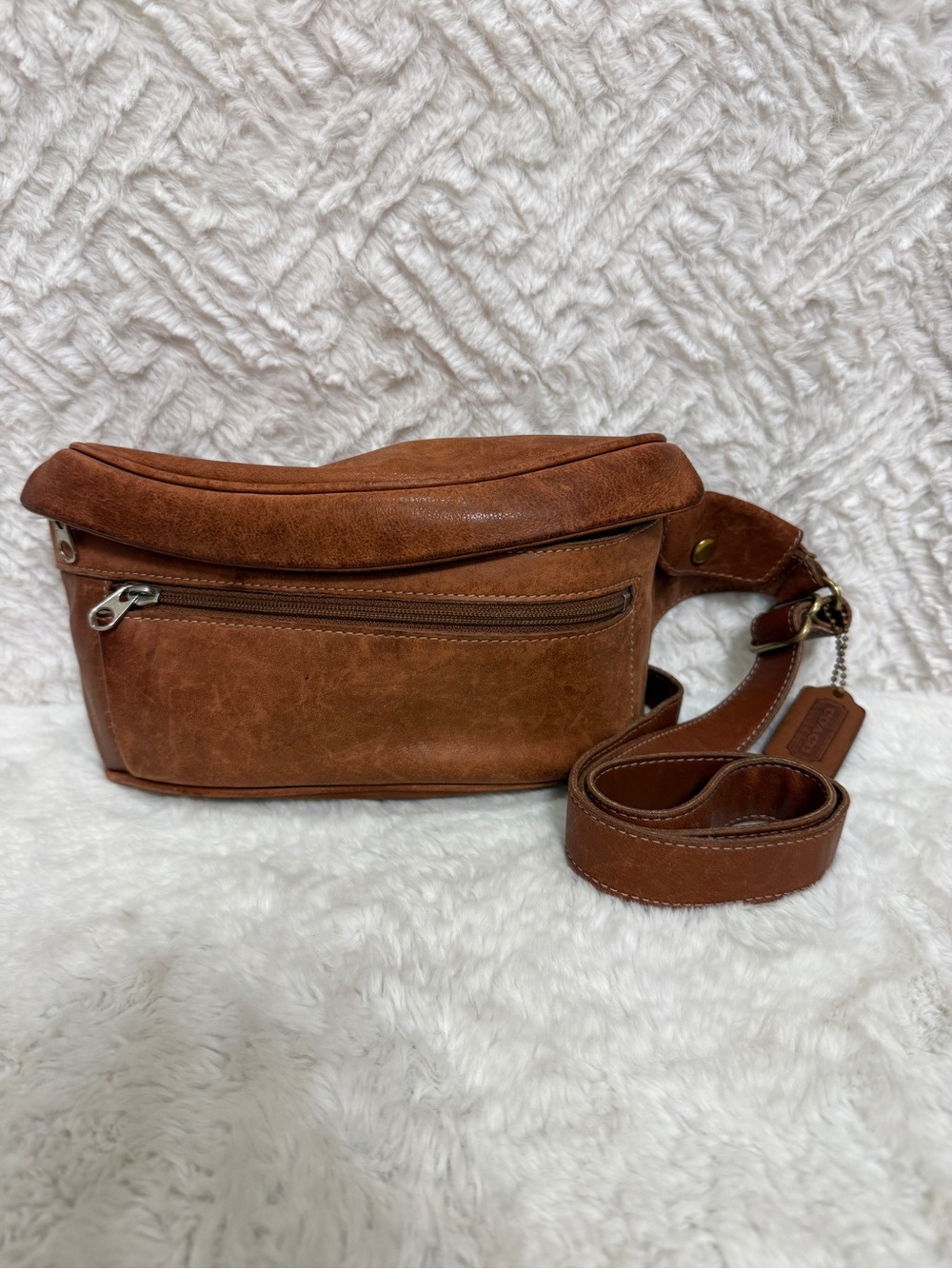 Vintage Coach Leather Belt Bag